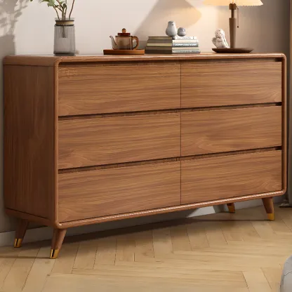 Modern Wood Dressers & Chests in Brown Finish Image - 19