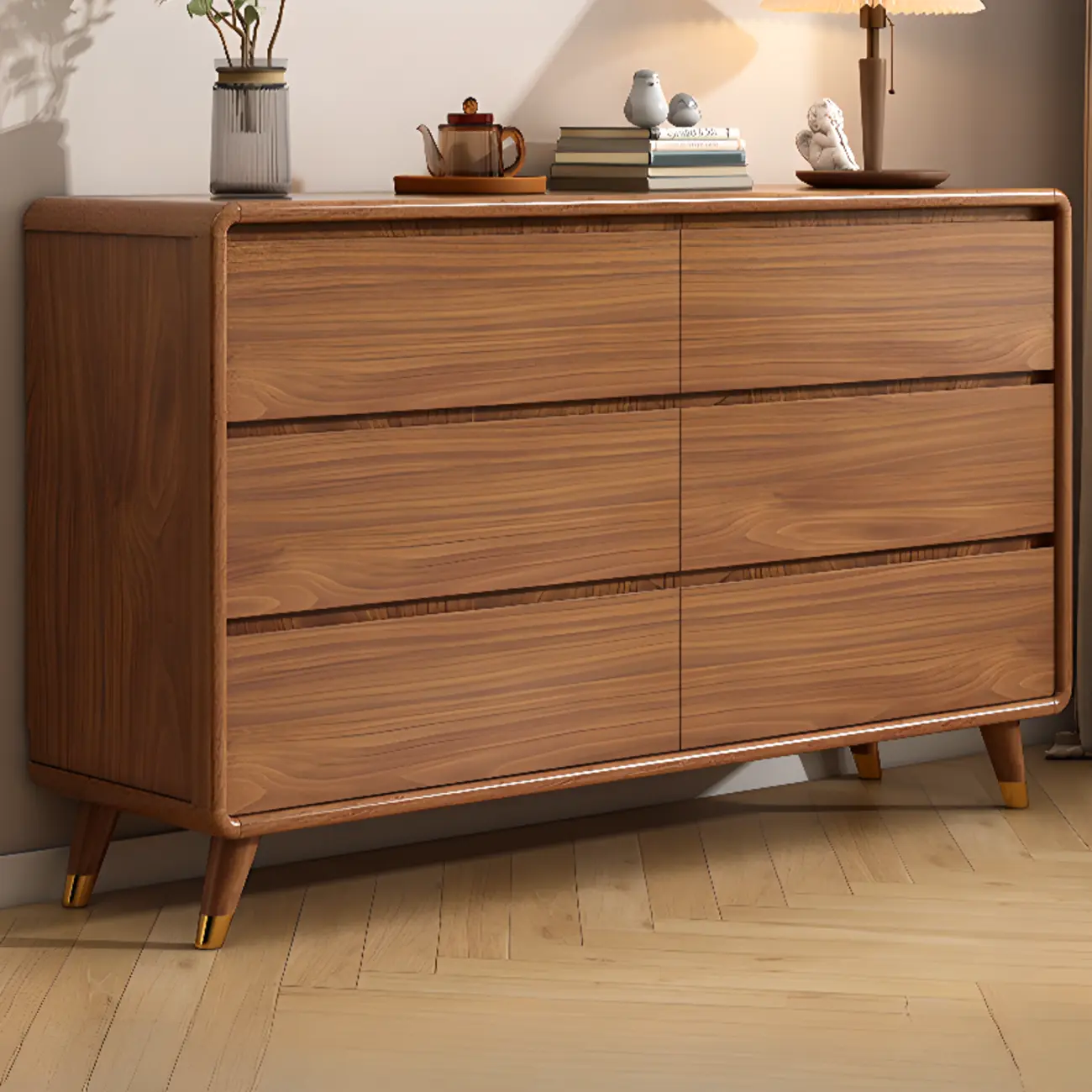 Modern Wood Dressers & Chests in Brown Finish Image - 20 | homeyfad