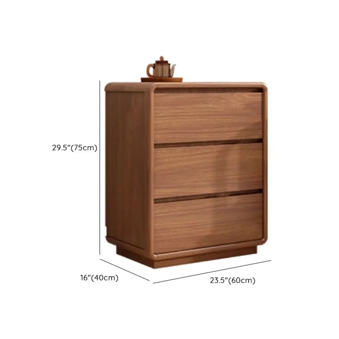 Modern Wood Dressers & Chests in Brown Finish Image - 24