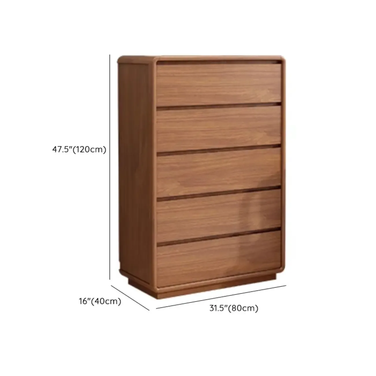 Modern Wood Dressers & Chests in Brown Finish Image - 27