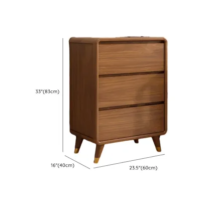 Modern Wood Dressers & Chests in Brown Finish Image - 28