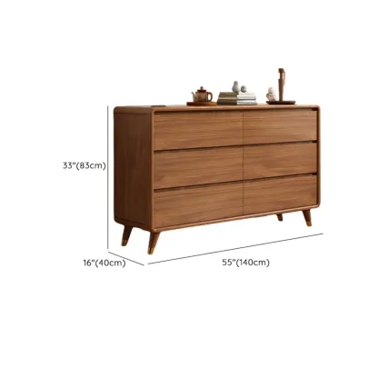 Modern Wood Dressers & Chests in Brown Finish Image - 30
