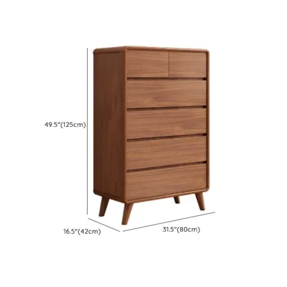 Modern Wood Dressers & Chests in Brown Finish Image - 31