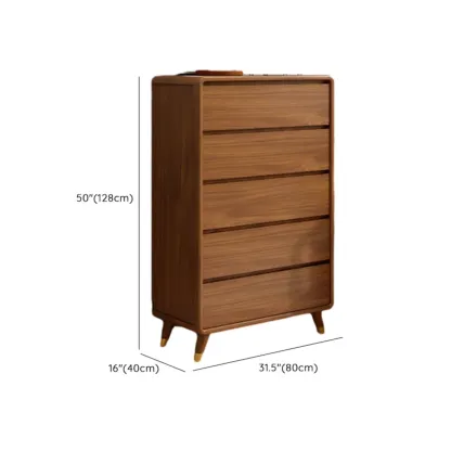 Modern Wood Dressers & Chests in Brown Finish Image - 33