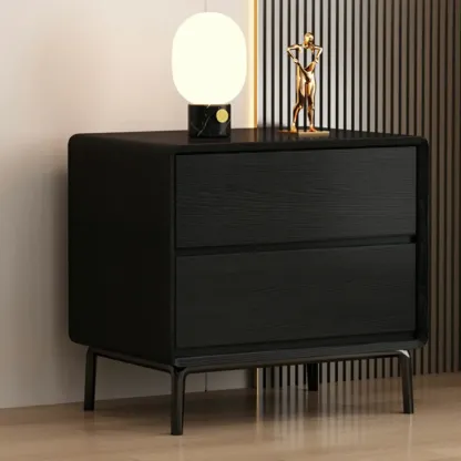 Fashion White Wood Chests with 3-Drawers for Bedroom Image - 3