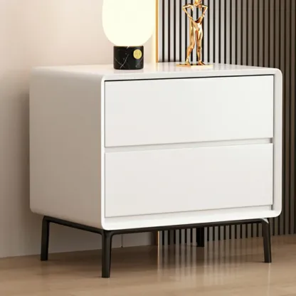 Fashion White Wood Chests with 3-Drawers for Bedroom Image - 4