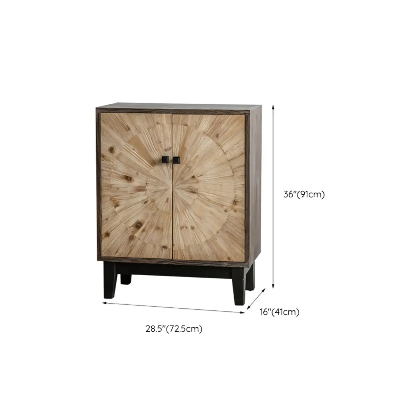 Modern Charming Wooden Dresser with Drawers for Bedroom Image - 12