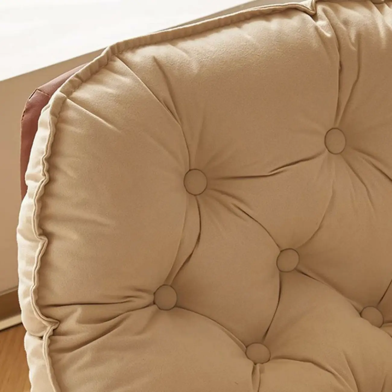 Comfortable Wide Seat Flannel Rocking Chair for Indoor Image - 12 | homeyfad