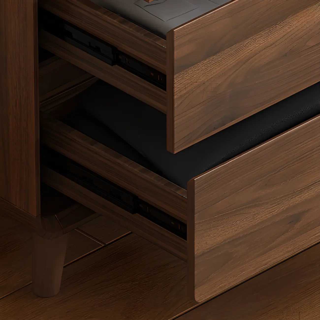 Simplistic Solid Wood+Manufactured Wood Square Console Dresser/Semainier with 3 Tiers/4 Tiers/5 Tiers Image - 14 | homeyfad