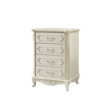Luxurious Wooden Bachelor Chest with 3-Drawers for Bedroom Image - 5