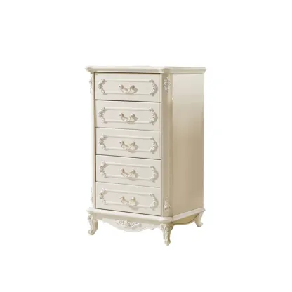Luxurious Wooden Bachelor Chest with 3-Drawers for Bedroom Image - 3