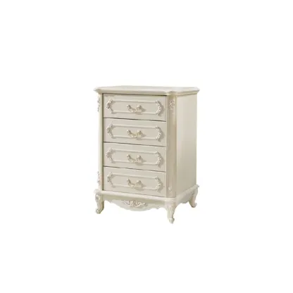Luxurious Wooden Bachelor Chest with 3-Drawers for Bedroom Image - 9