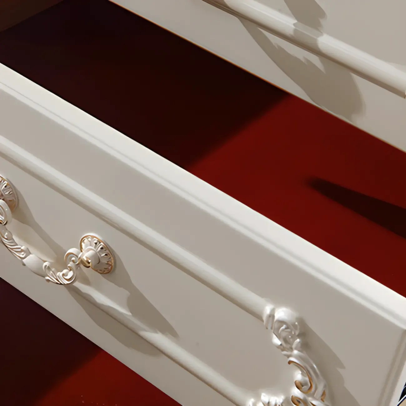 Luxurious Wooden Bachelor Chest with 3-Drawers for Bedroom Image - 10