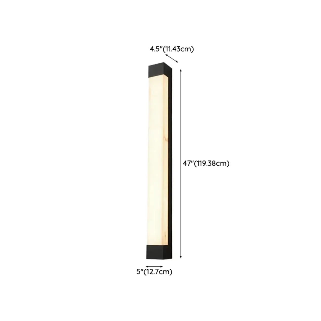 Outdoor Black Steel Wall Light with Polymer Shade Image - 22
