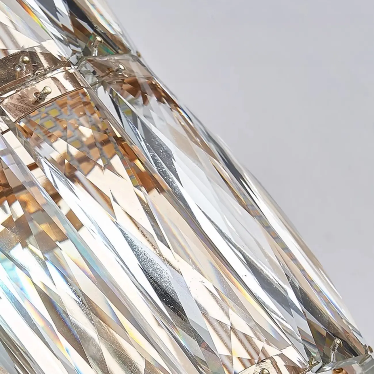 Direct-wired Steel Wall Sconce with Crystal Shade Image - 21 | homeyfad