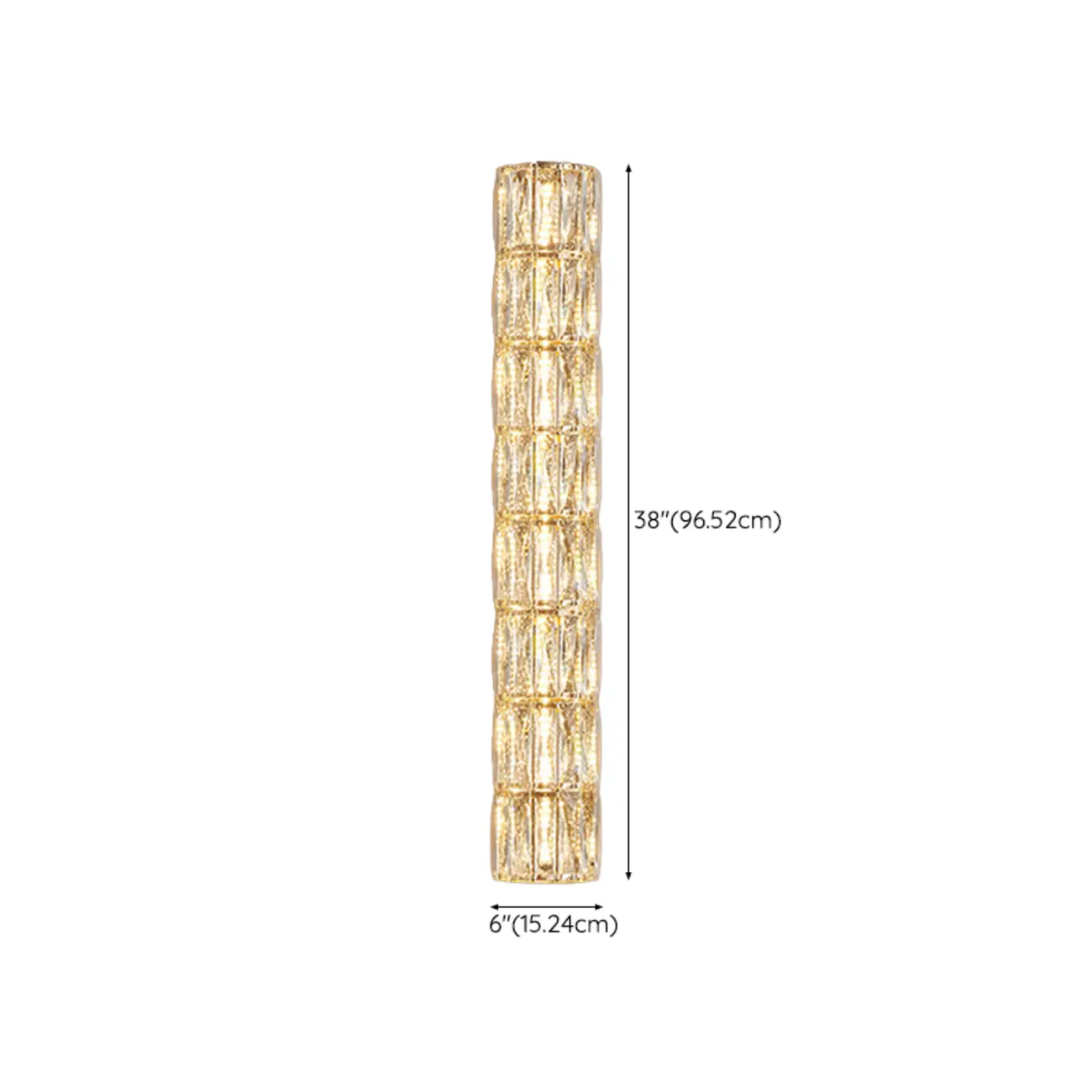 Direct-wired Steel Wall Sconce with Crystal Shade Image - 27 | homeyfad