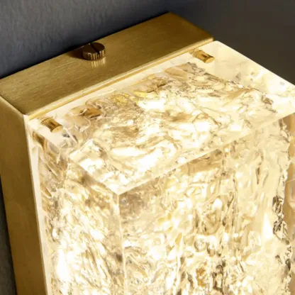 Ambient Metal 3-Color Wall Sconce with Resin Shade  Image - 12