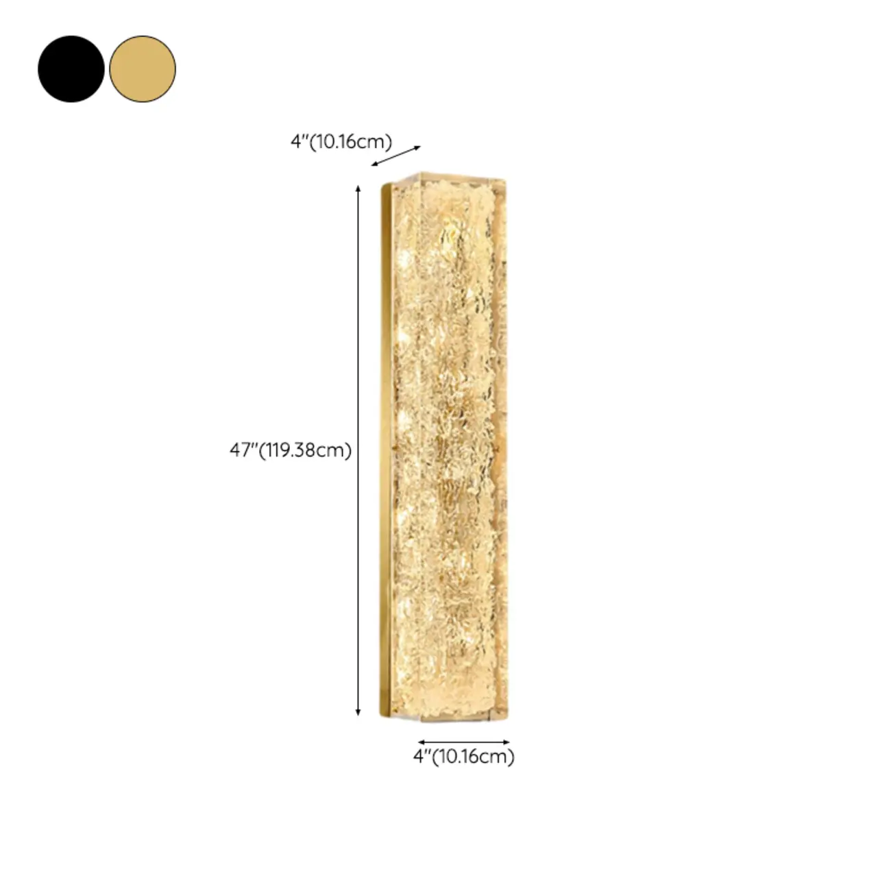 Ambient Metal 3-Color Wall Sconce with Resin Shade  Image - 20 | homeyfad