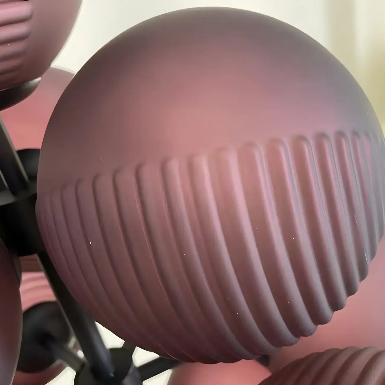 Modern Tree Floor Lamp with Purple Globe Shades for Decor Image - 7