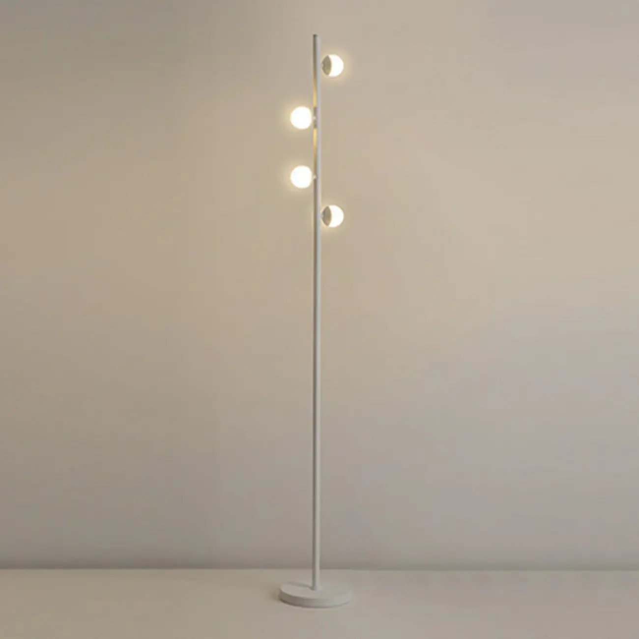 6-Light LED Black Tree Floor Lamp for Living Room Decor Image - 3 | homeyfad
