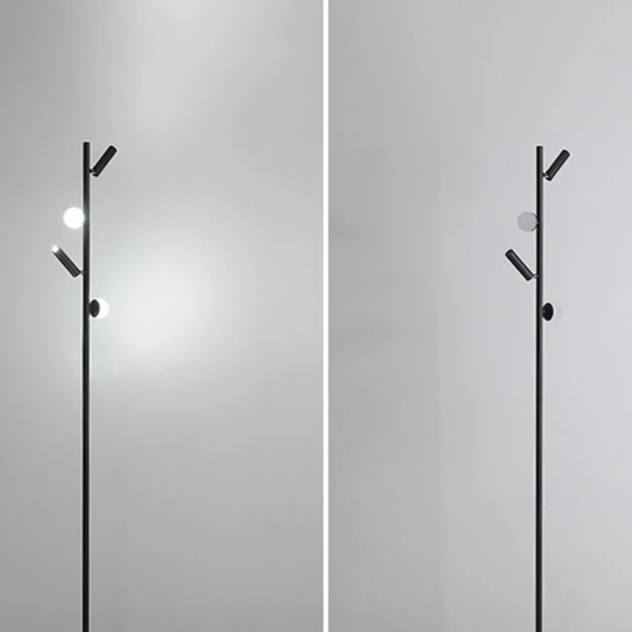 6-Light LED Black Tree Floor Lamp for Living Room Decor Image - 11 | homeyfad