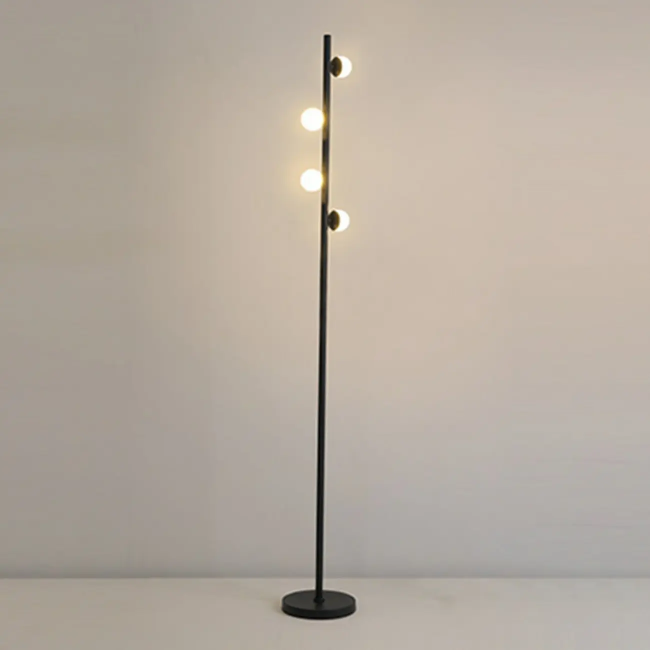 6-Light LED Black Tree Floor Lamp for Living Room Decor Image - 12 | homeyfad