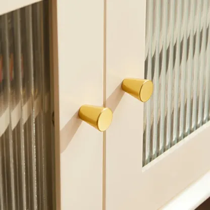 Stylish Pine Wood TV Stand with 4-Drawers for Living Room Image - 8