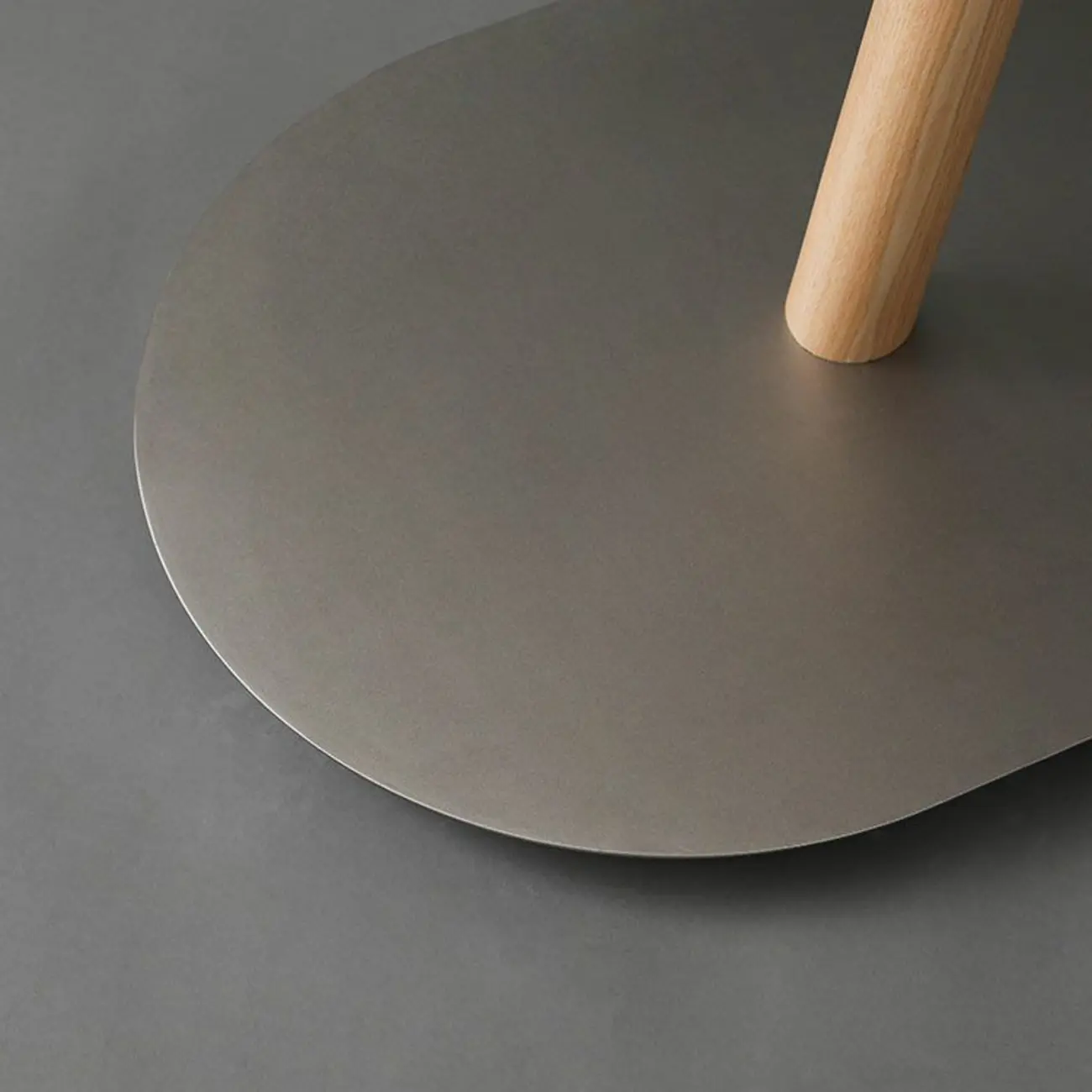 Elegant Arched Wood Floor Lamp with Beige Fabric Shade Image - 10 | homeyfad