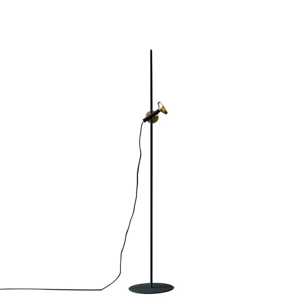 Modern Geometric Black Gold Floor Lamp for Living Room Image - 5 | homeyfad