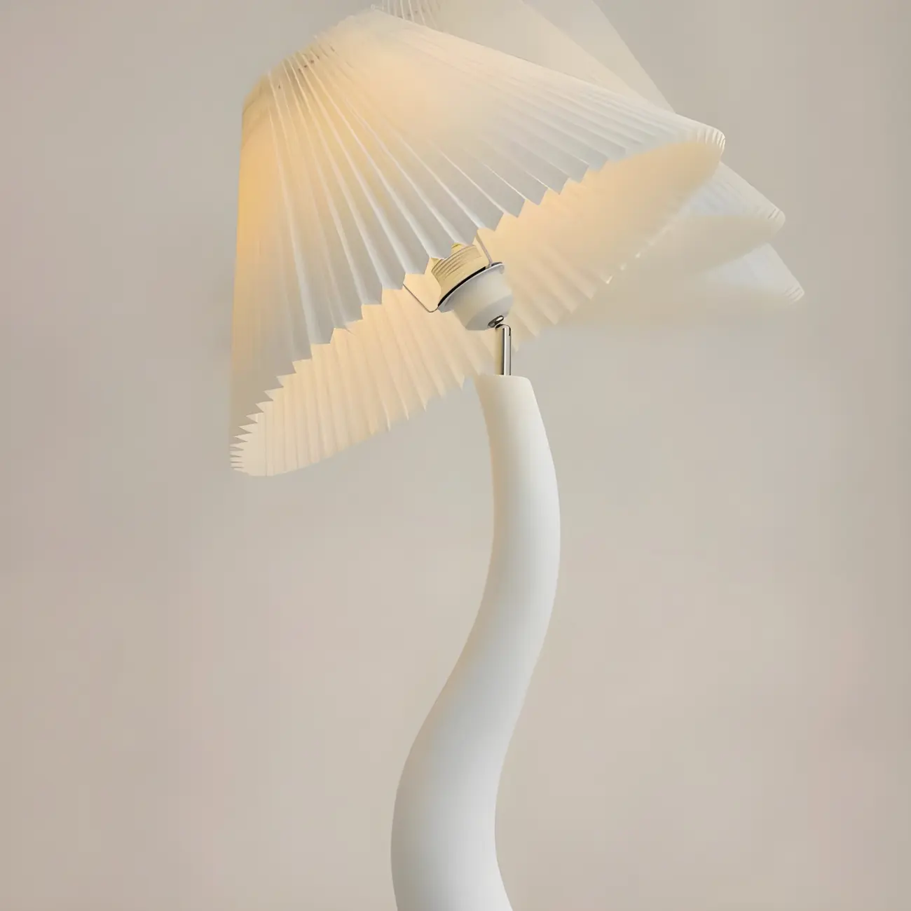 Oriental Resin Wave Floor Lamp for Living Room Decor Image - 10 | homeyfad