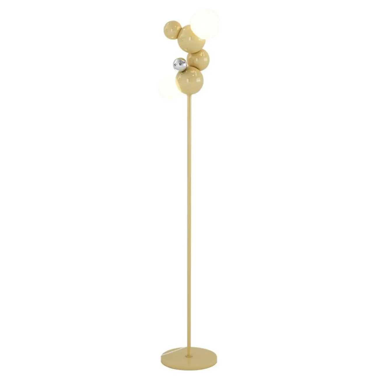 2-Light Unique Modern Spherical Floor Lamp for Bedroom Image - 7 | homeyfad