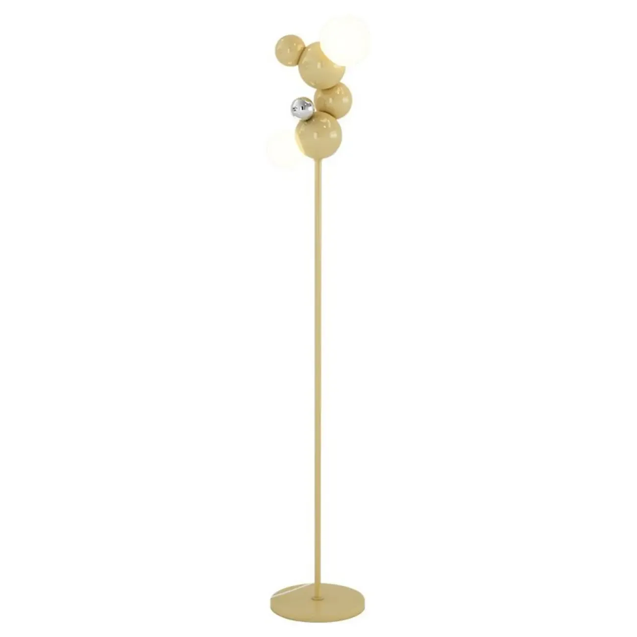 2-Light Unique Modern Spherical Floor Lamp for Bedroom Image - 7