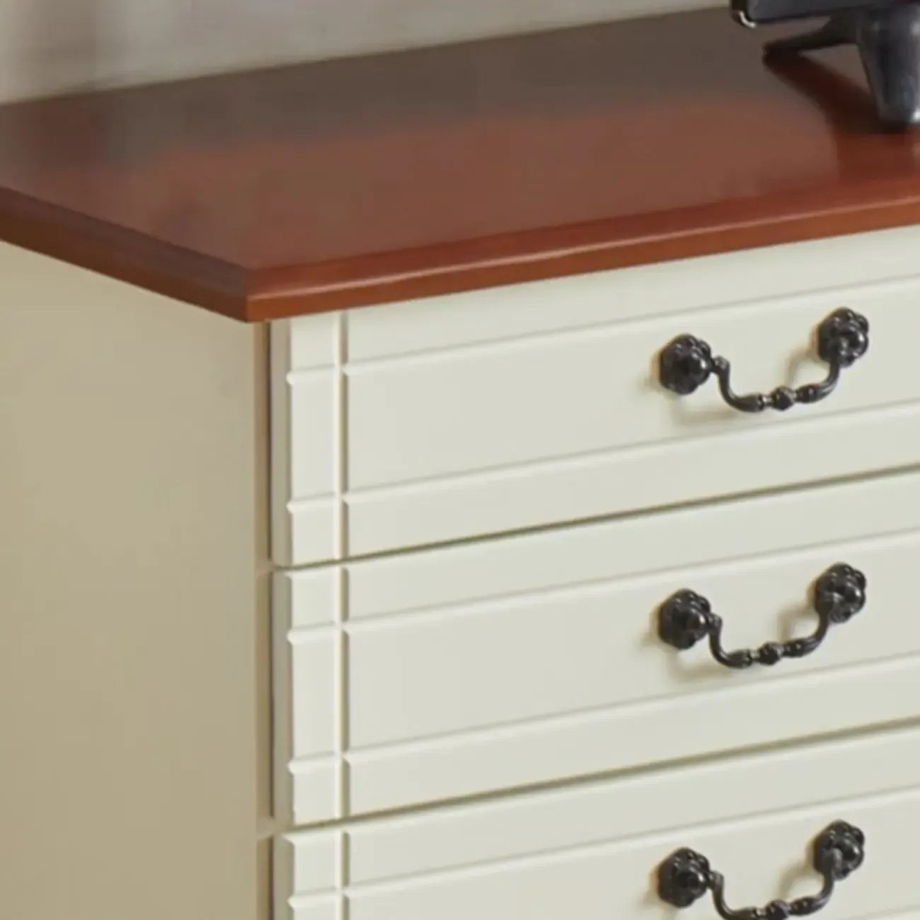 Modern Wooden TV Stand with 6-Drawers Storage for Living Room Image - 10