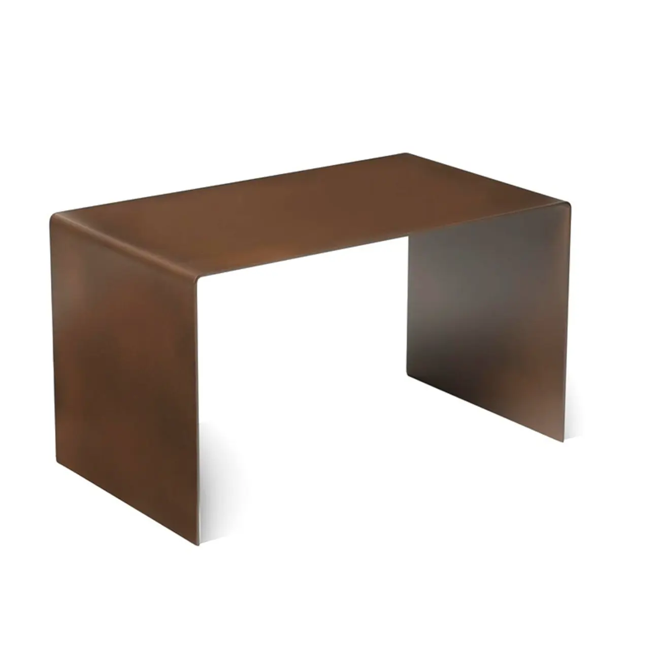  Small C-Shaped Black Metal End Table for Living Room Image - 9 | homeyfad