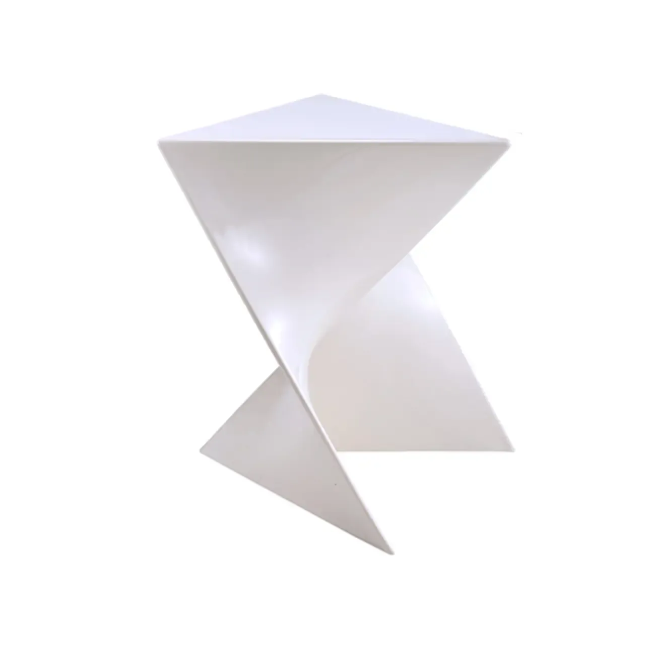 Unique Modern Clear Acrylic End Table for Living Room Image - 3