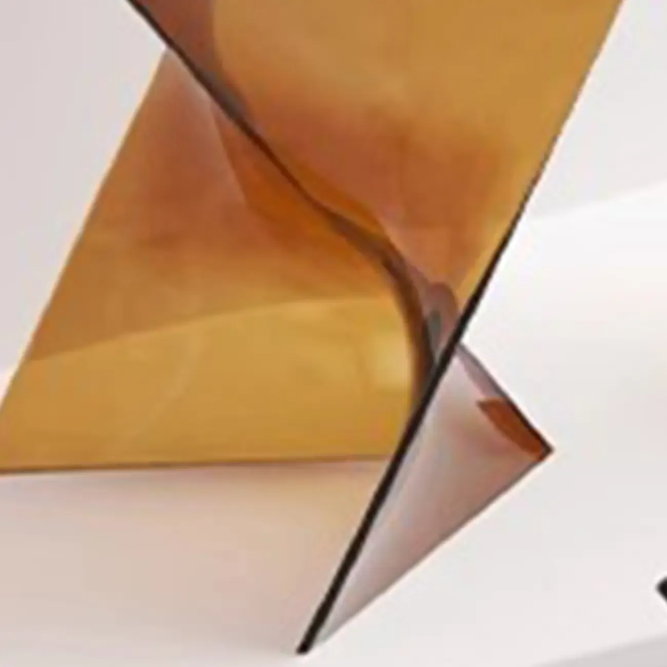 Unique Modern Clear Acrylic End Table for Living Room Image - 10