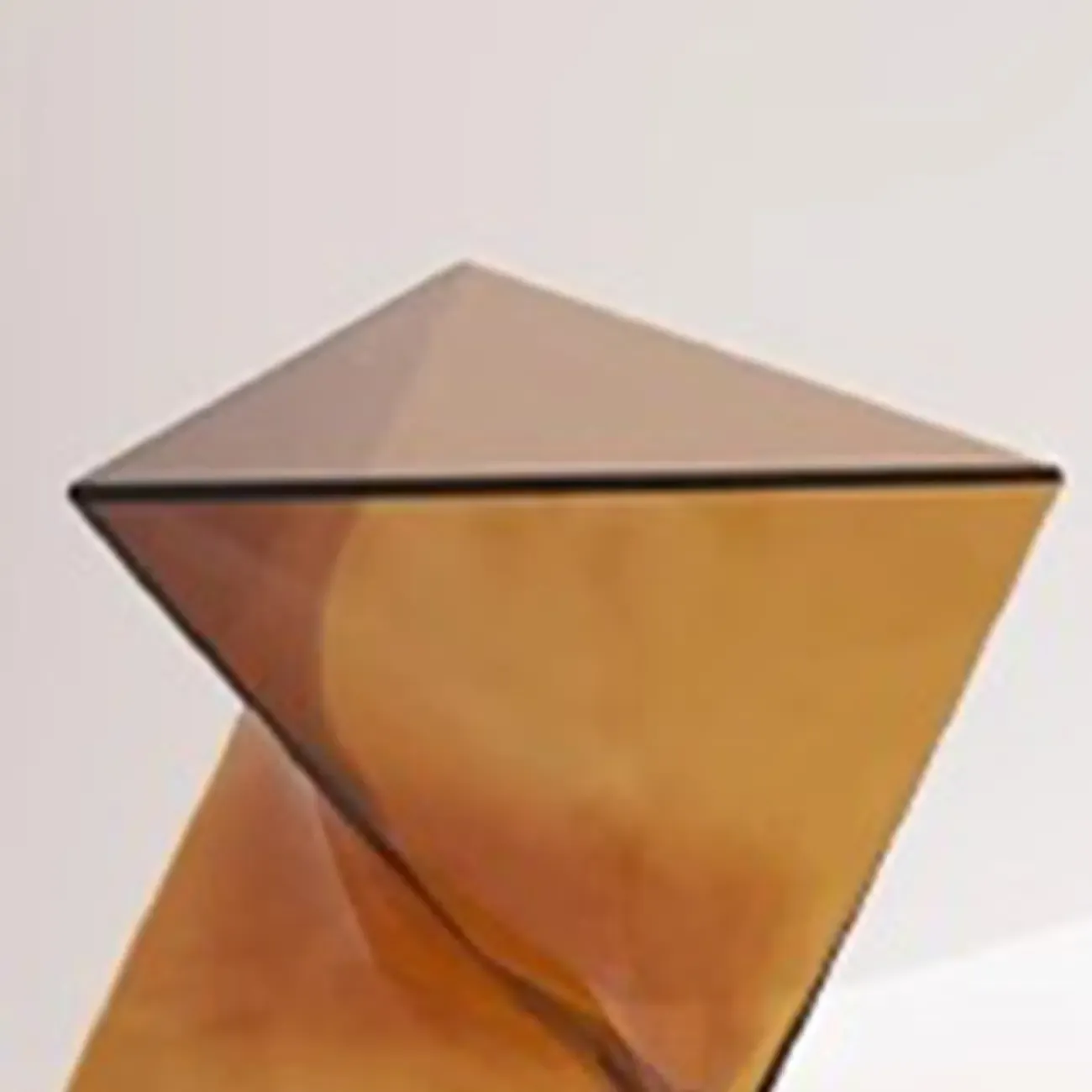 Unique Modern Clear Acrylic End Table for Living Room Image - 11