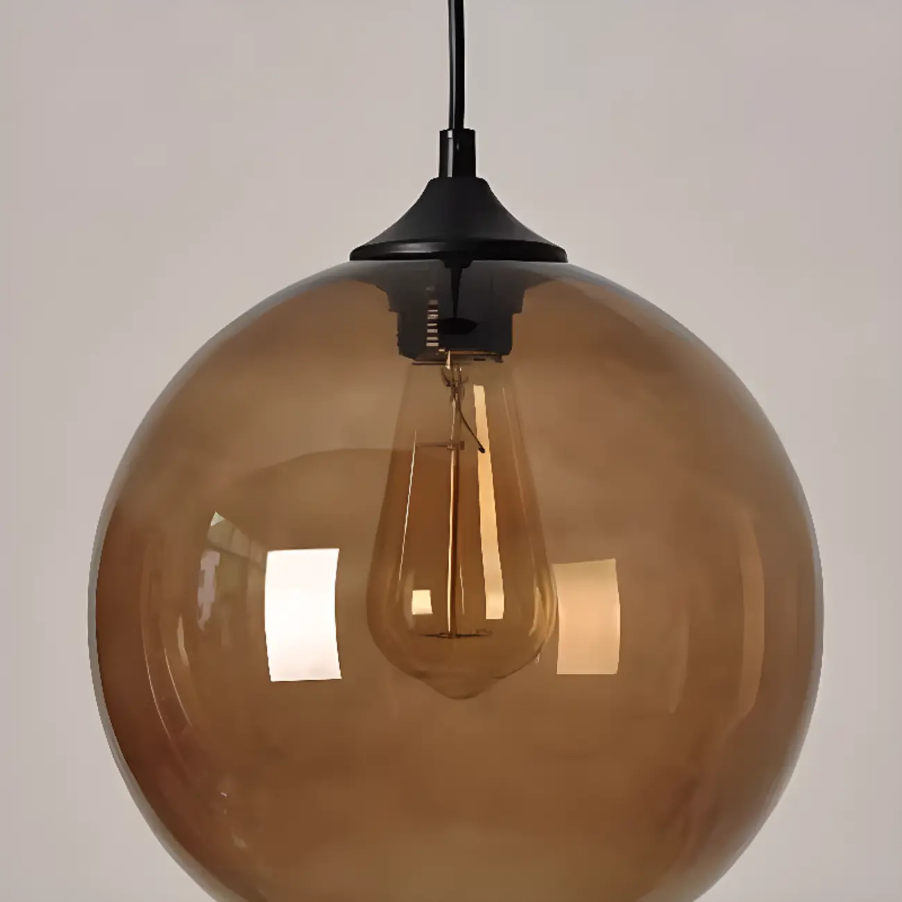 Modern Single Glass Globe Pendant Light for Residential Use Image - 21 | homeyfad