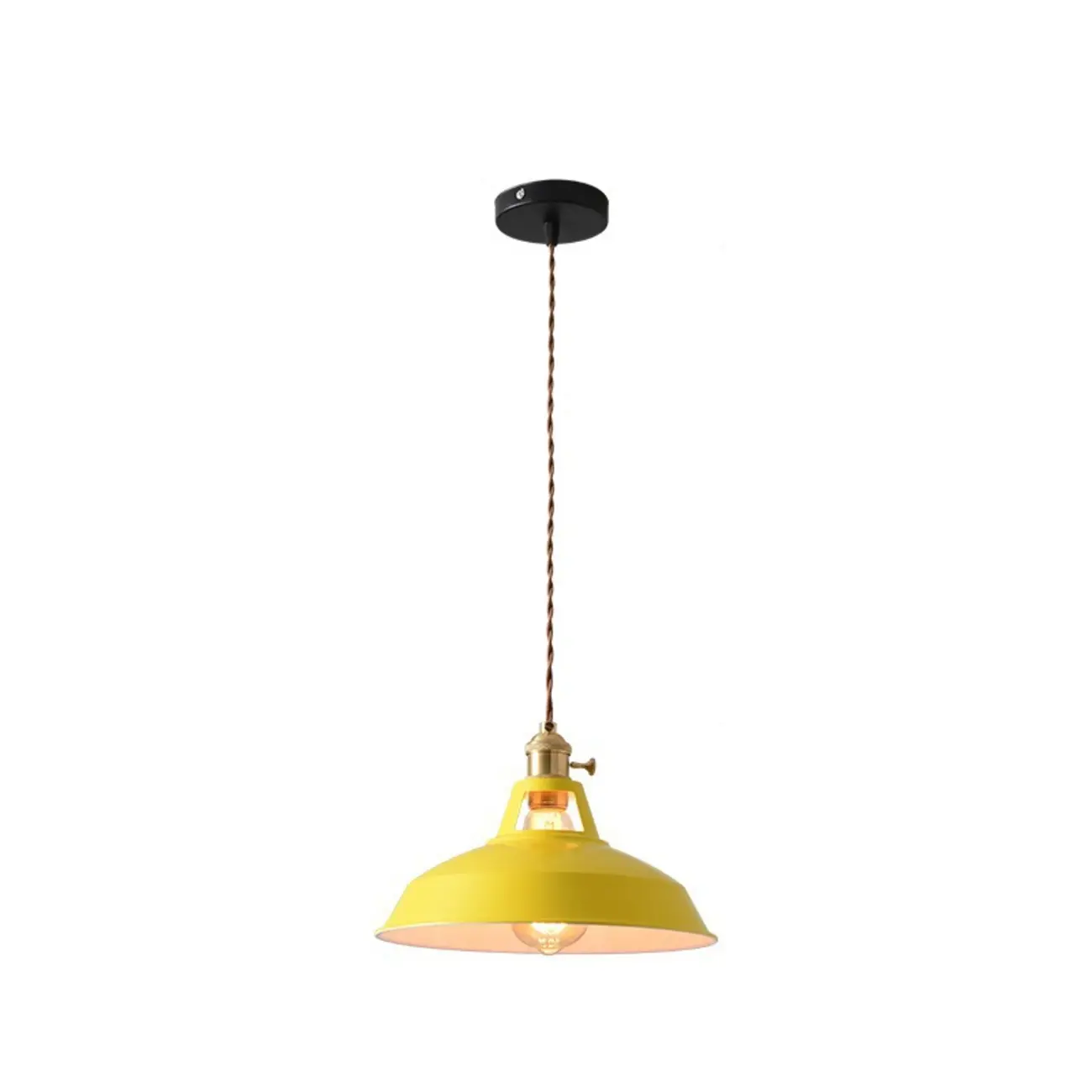 Macaron Iron Dome Pendant Lamp with Hardwired Image - 9 | homeyfad