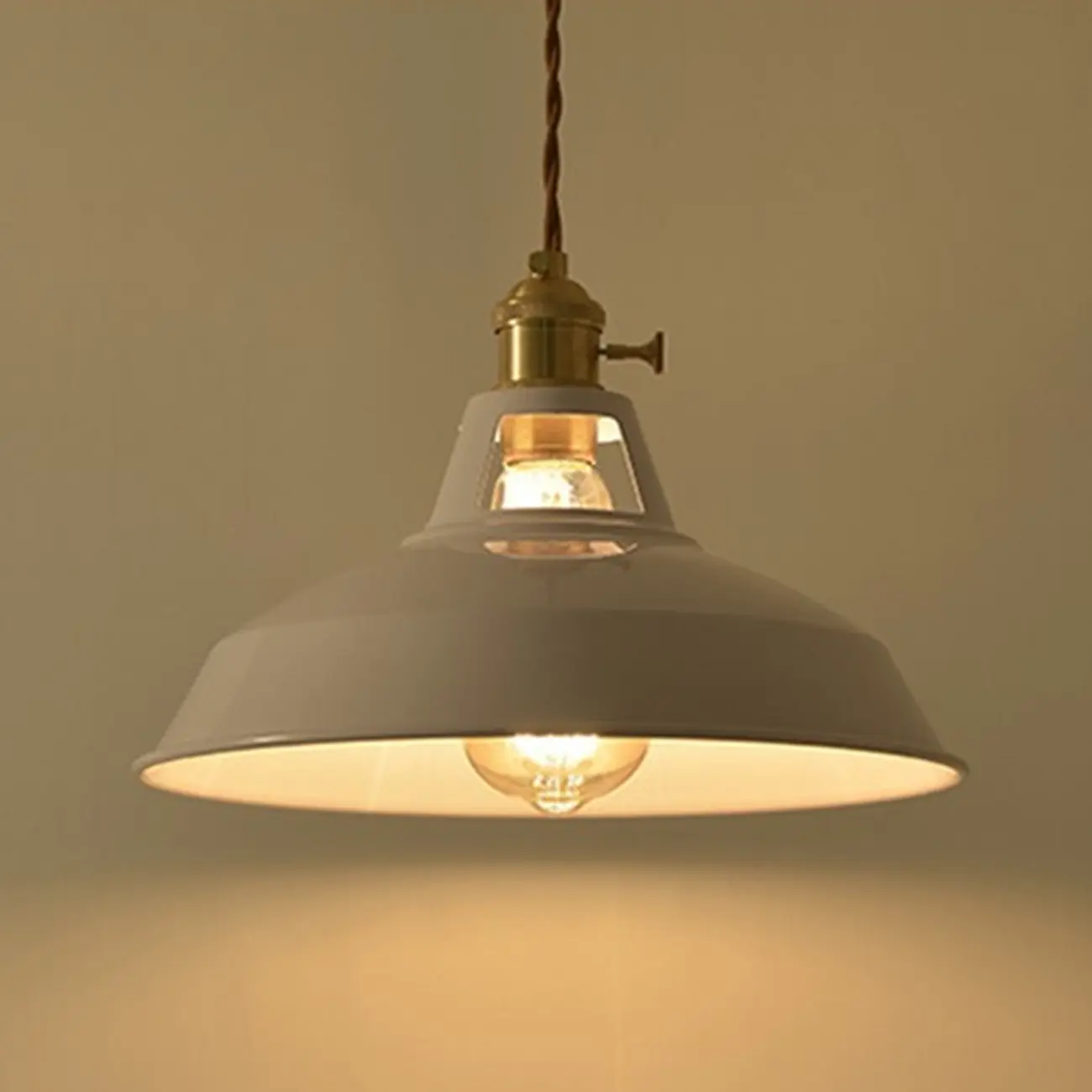 Macaron Iron Dome Pendant Lamp with Hardwired Image - 13 | homeyfad