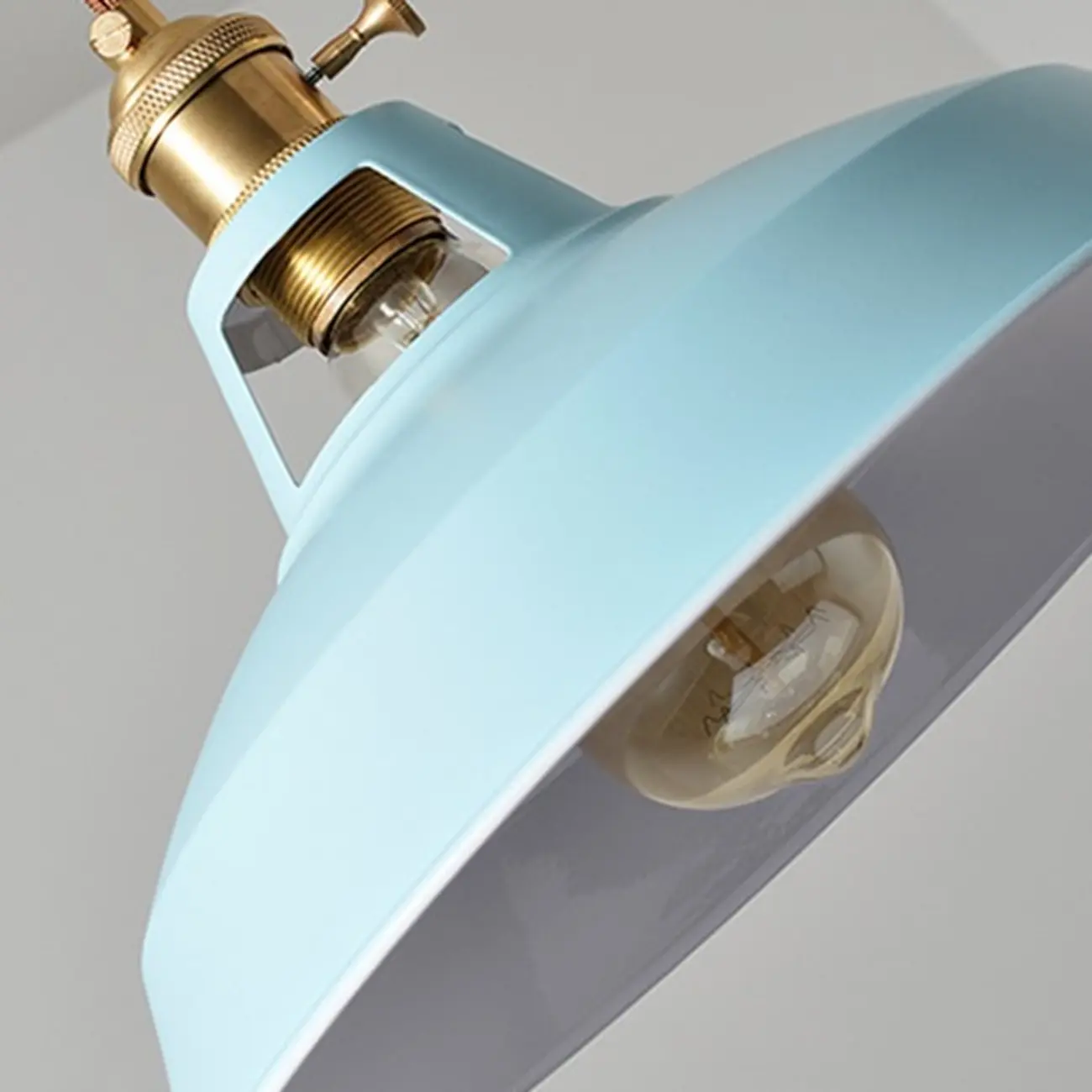 Macaron Iron Dome Pendant Lamp with Hardwired Image - 26 | homeyfad