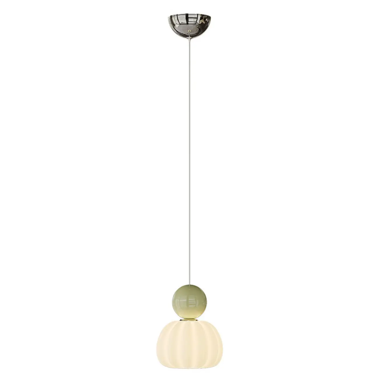 Cream Enclosure Pendant Light in Mini Size for Bedroom Image - 5 | homeyfad
