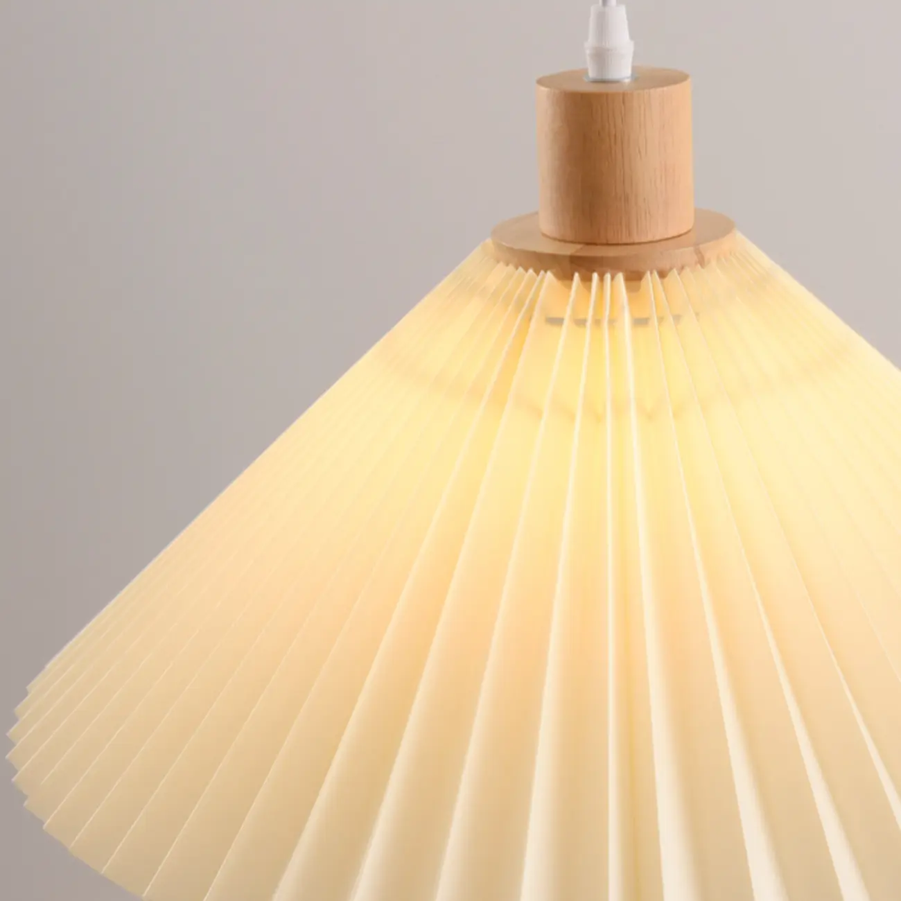 3 Lights Fabric Pleated Shape Ceiling Lamp with Adjustable Length  Image - 10 | homeyfad