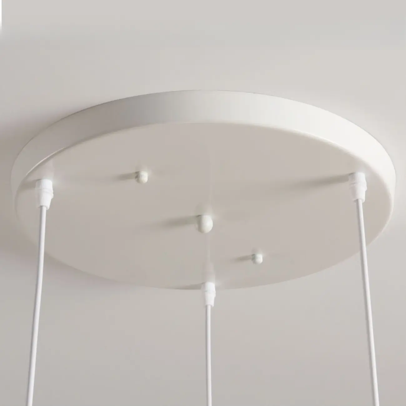 3 Lights Fabric Pleated Shape Ceiling Lamp with Adjustable Length  Image - 12 | homeyfad