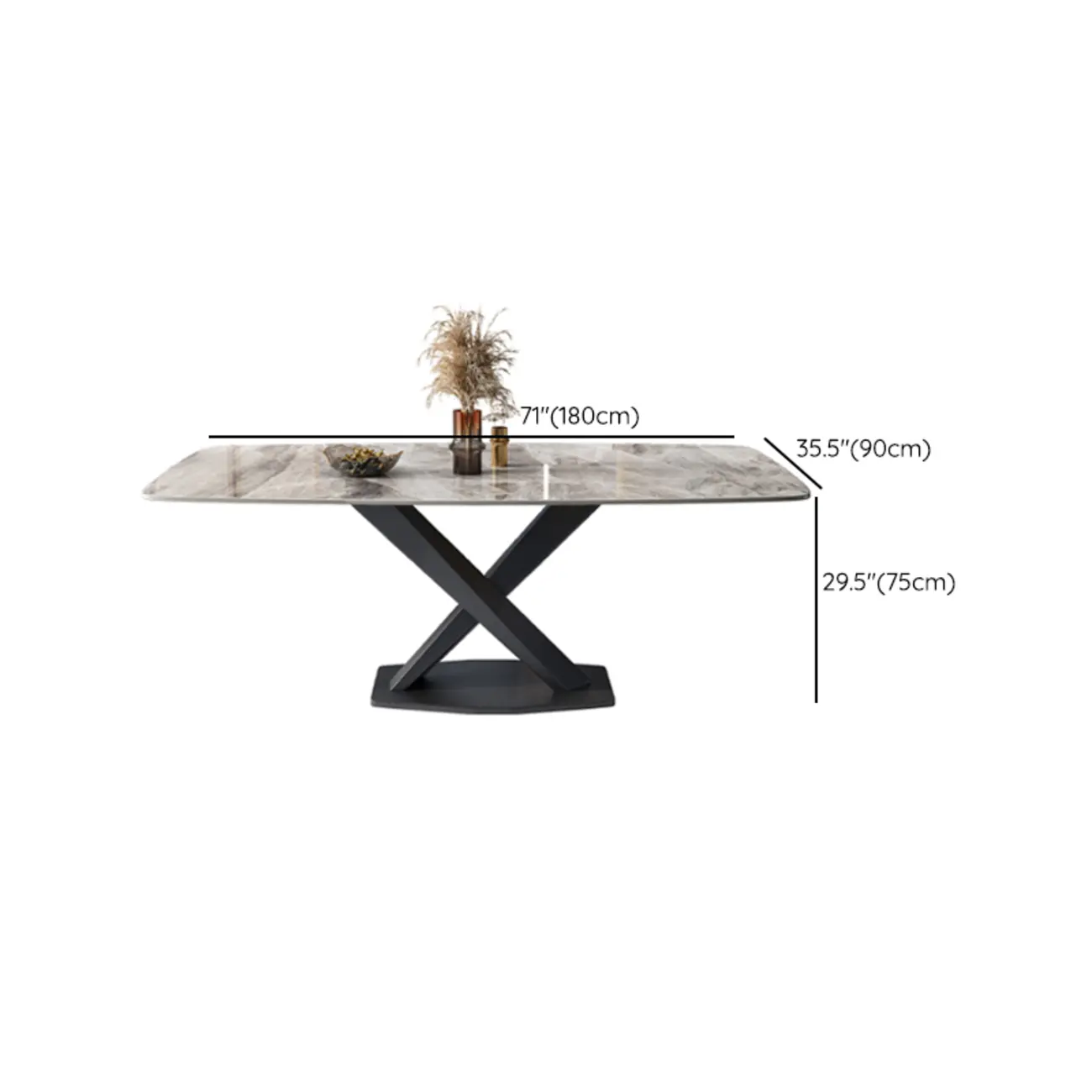 Modern Grey Dining Room Set with Sintered Stone Top Image - 15 | homeyfad