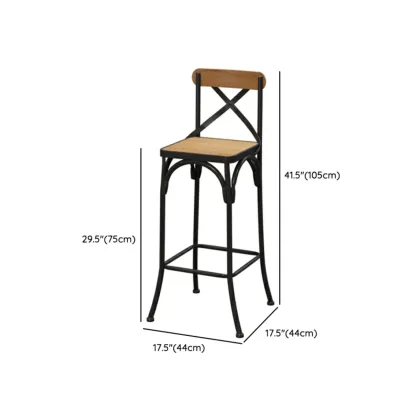  Antique Solid Wood Trestle Base Pub Table #size