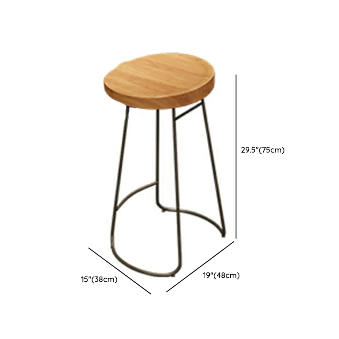  Antique Solid Wood Trestle Base Pub Table Image - 14 | homeyfad