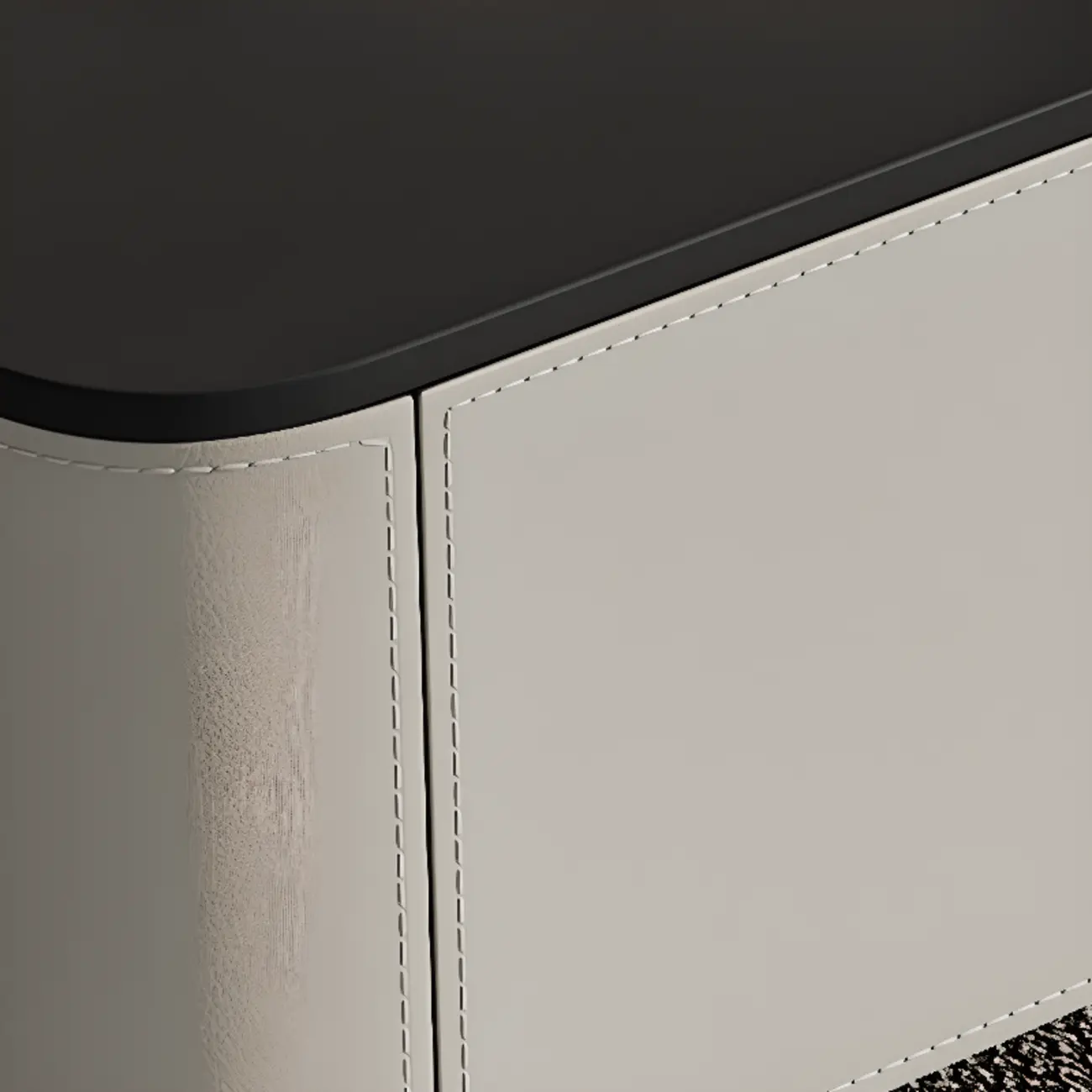 Modern Black Square Coffee Table with Drawers for Living Room  Image - 6 | homeyfad