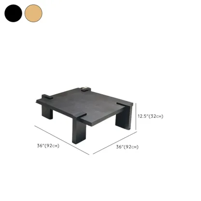Scandinavian Pine Minimalist Coffee Table for Indoor Use Image - 12