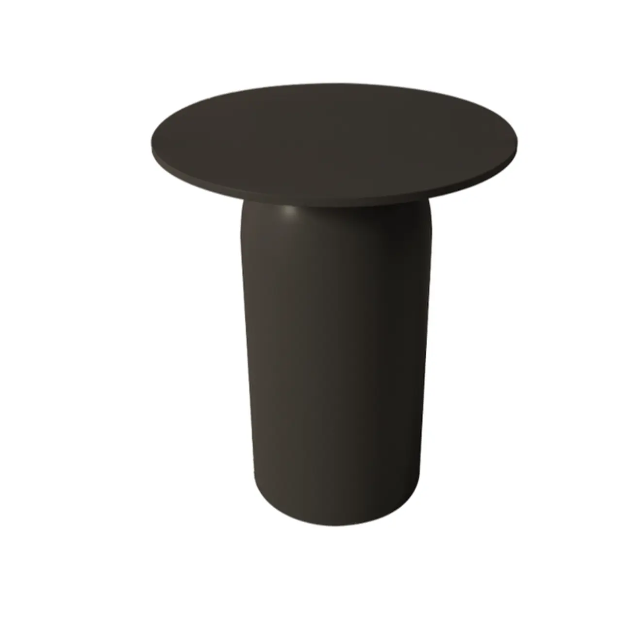 White Minimalist Round Coffee Table with Stone Top Image - 14 | homeyfad